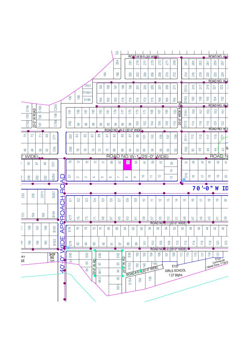 Housing Layout Map