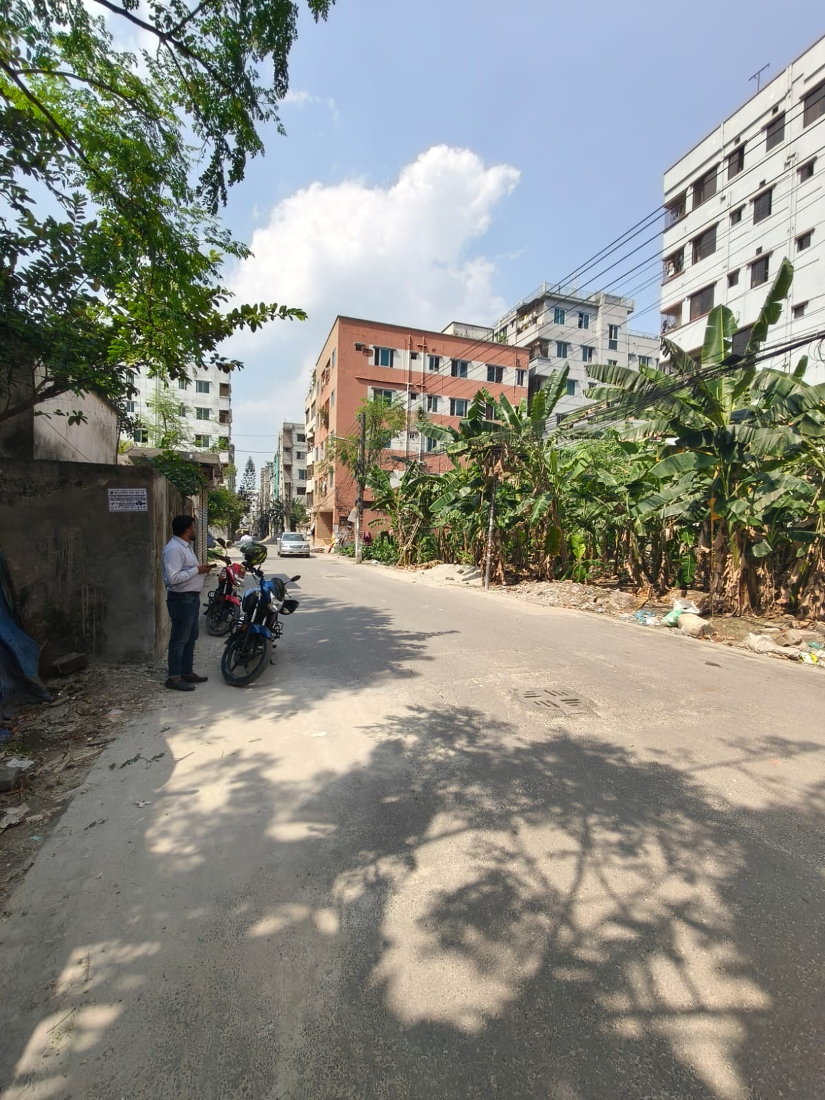 Access road and surroundings near the Rupnagar project.